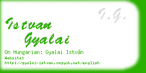 istvan gyalai business card